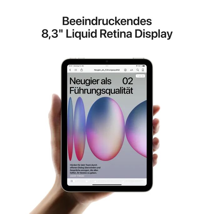 Apple iPad mini 2024 WiFi 512 GB Blau MYH13NF/A – Bild 5