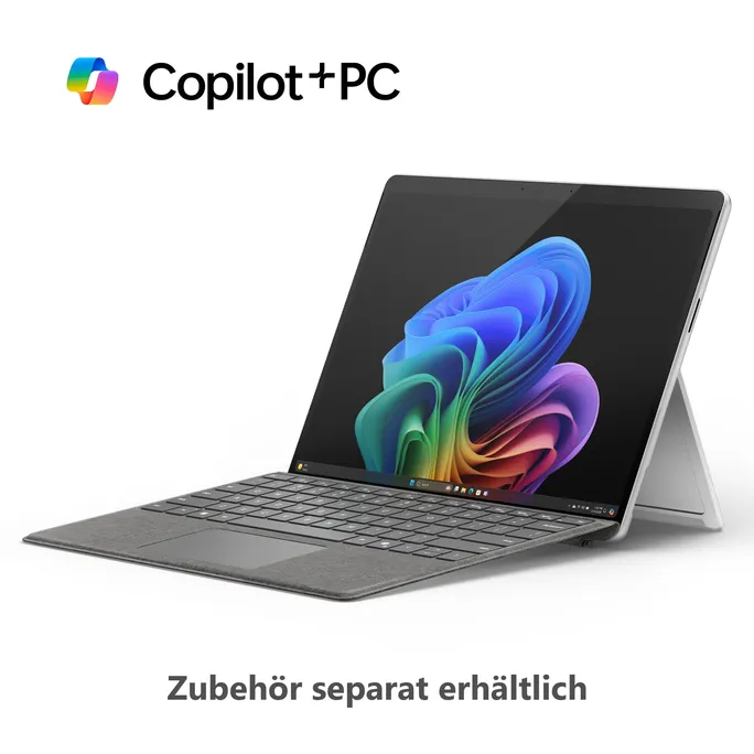 Microsoft Surface Pro (11. Edition) Copilot+ PC 13" 2in1 Platin Snapdragon® X Plus 16GB/512GB SSD Win11 EP2-08345 Ohne Netzteil inkl. MS Surface Pro Keyboard mit Copilot-Taste schwarz – Bild 4
