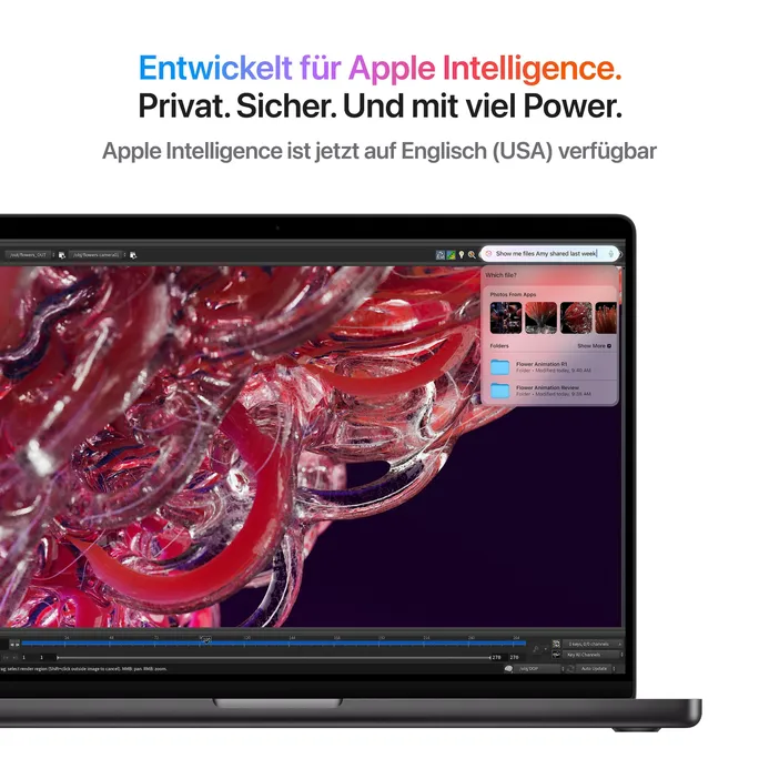 Apple MacBook Pro 14" 2024 M4 Max/128/8TB 16C CPU 40C GPU Silber NTG BTO – Bild 5