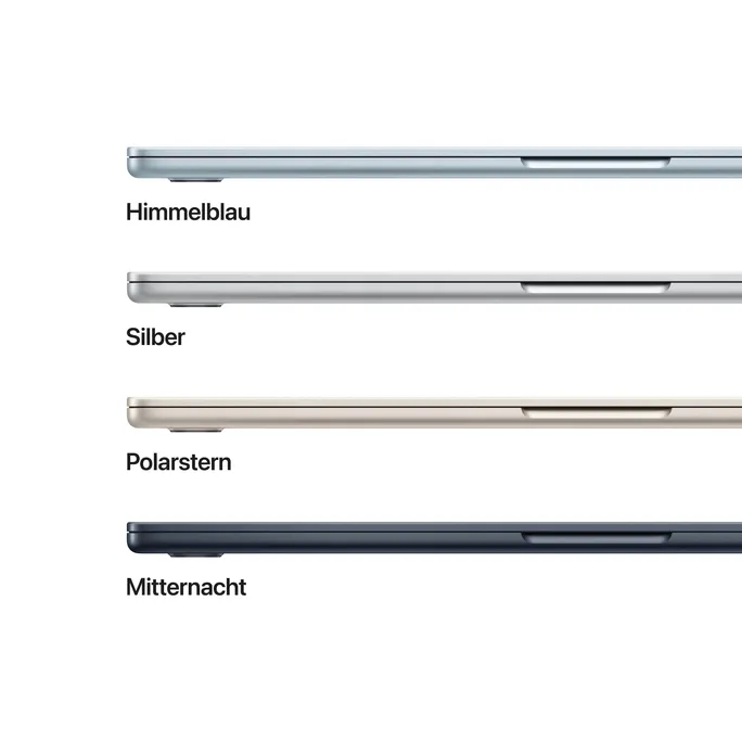 Apple MacBook Air 15,3" 2025 M4/24/1TB SSD 10C GPU Himmelblau BTO – Bild 3