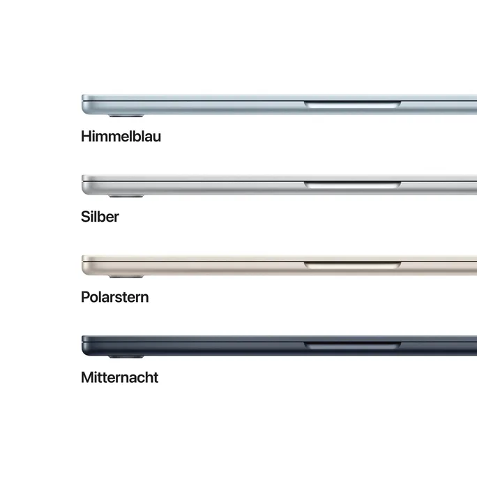 Apple MacBook Air 13,6" 2025 M4/16/256GB SSD 10C GPU Polarstern BTO – Bild 3