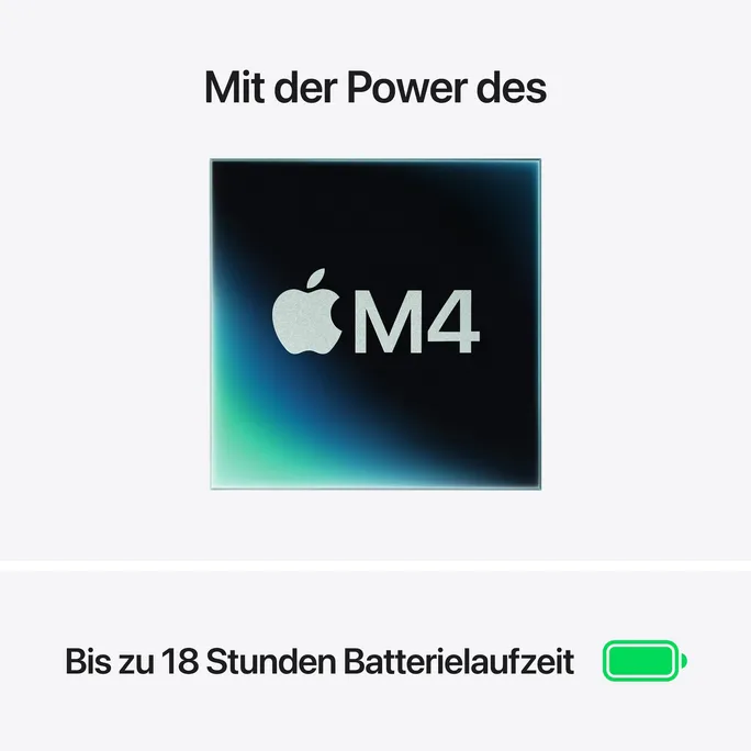 Apple MacBook Air 13,6" 2025 M4/16/256GB SSD 10C GPU Polarstern BTO – Bild 4