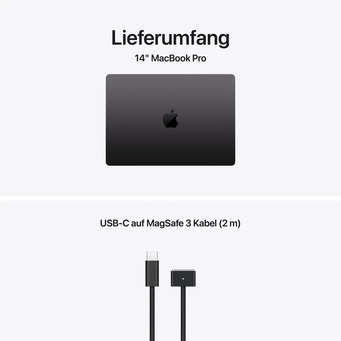 Apple MacBook Pro 14" 2025 M5/16/1TB 10C CPU 10C GPU Nanotexturglas Space Schwarz BTO – Bild 2