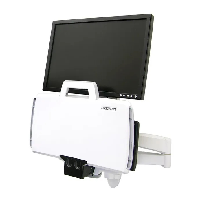 Ergotron Combo Arm Serie 200 weiss fuer LCD bis 24 Zoll (45-230-216) – Bild 2