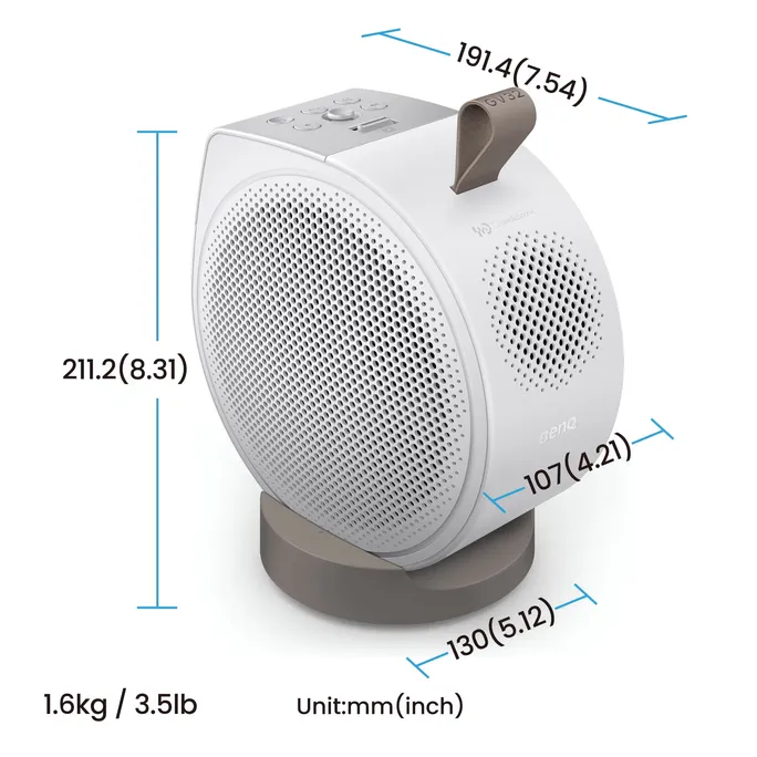 BenQ GV32 Portabler Mini Beamer 16:9 - 500 ANSI Lumen – Bild 5