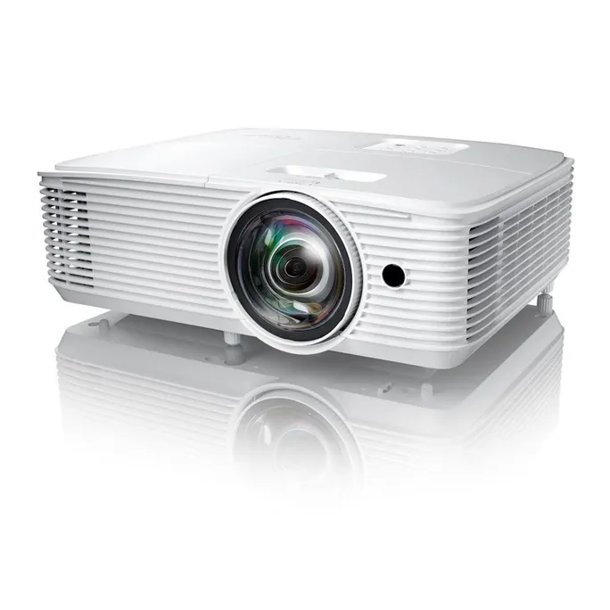 Optoma W309ST WXGA DLP Kurzdistanz Projektor 3800 Lumen HDMI/VGA/USB/Klinke Weiß – Bild 2