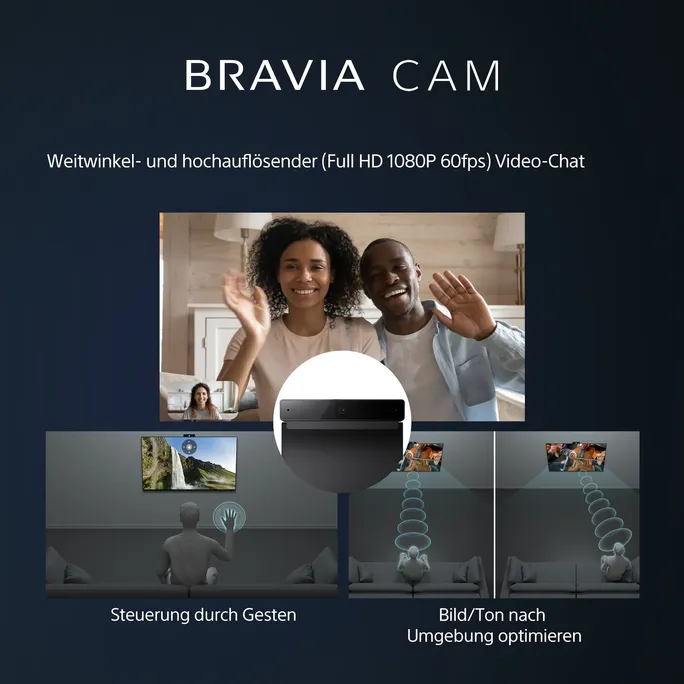 SONY BRAVIA XR-77A95L 195cm 77" 4K QD-OLED 120 Hz Smart Google TV Fernseher – Bild 3