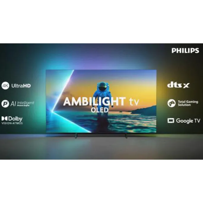 Philips 55OLED810/12 139cm 55" OLED 4K Ambilight Smart TV Fernseher Google TV™ – Bild 2