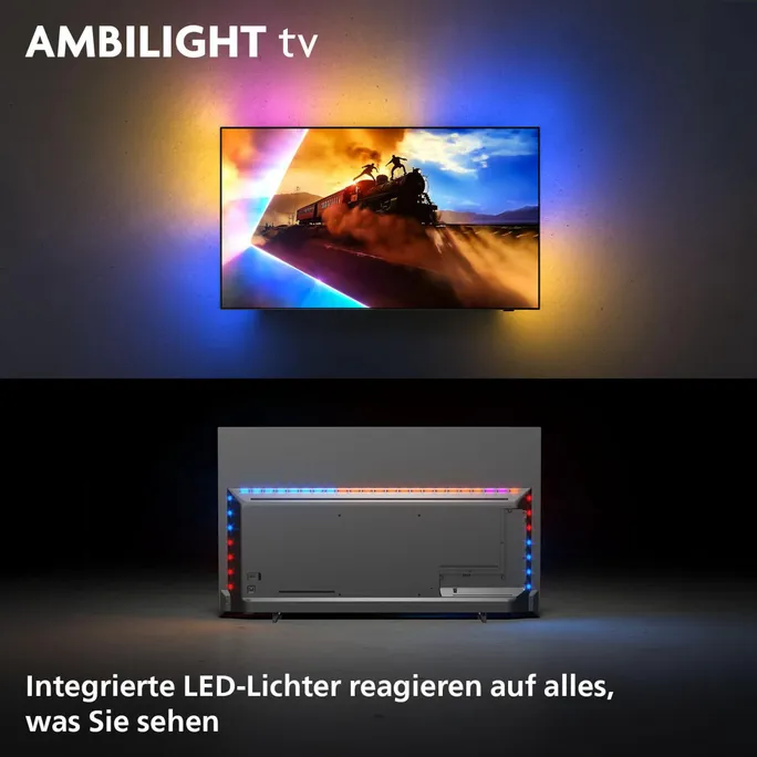 Philips 55OLED760/12 139cm 55" 4K OLED 120 Hz Ambilight Smart TV Fernseher – Bild 3