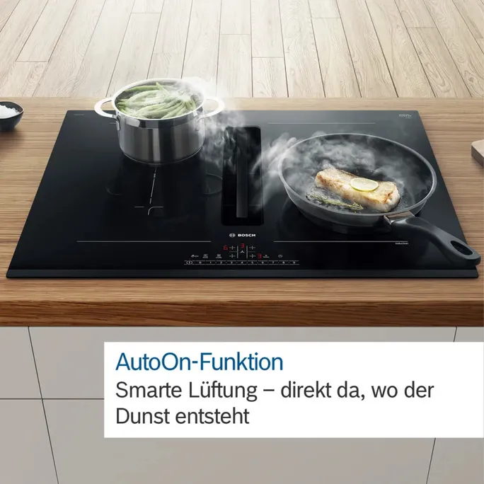 Bosch PVQ811H26E Serie 6 Induktionss-Kochfeld mit Abzug , 80 cm – Bild 5