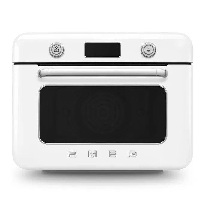 Smeg 50's Style Kombi-Tisch-Dampfbackofen Weiß