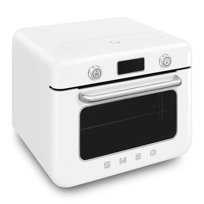 Smeg 50's Style Kombi-Tisch-Dampfbackofen Weiß – Bild 3