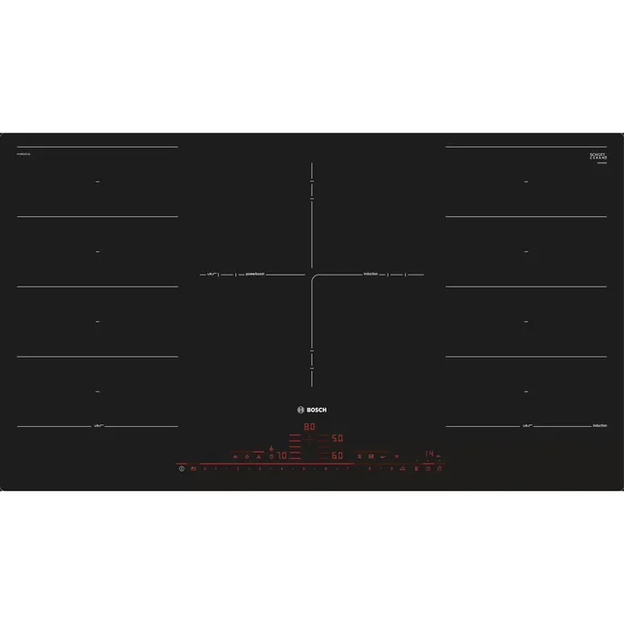 Bosch PXV975DV1E Serie 8 Induktionskochfeld 90 cm Schwarz