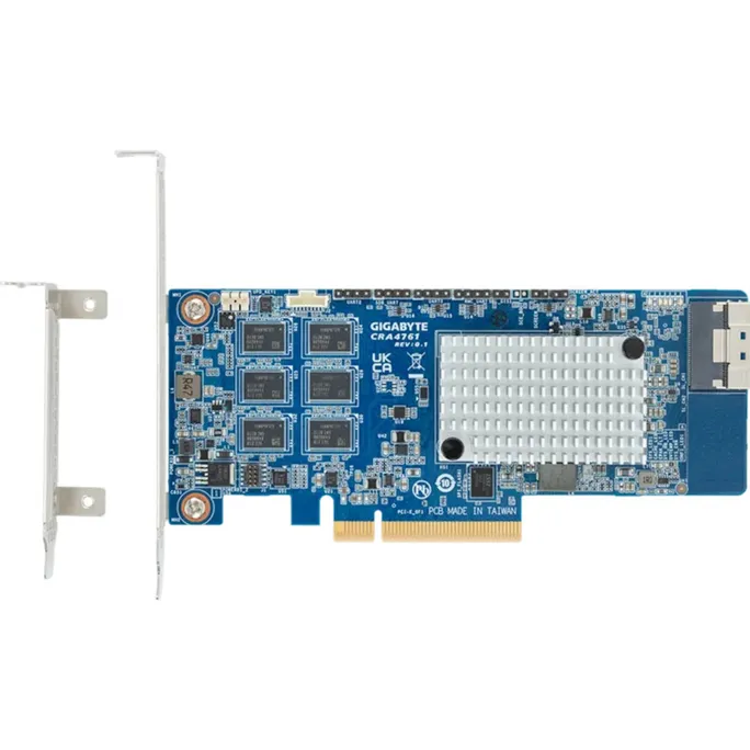 GIGABYTE CRA4761 8-port 12Gb/s PCIe 4.0 x8 RAID Card – Bild 2