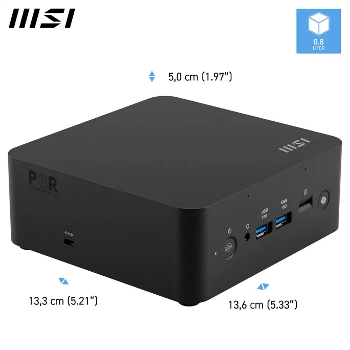 MSI Cubi NUC AI+ 2MG-030AT Mini PC Core Ultra 7 258V 32GB/1TB SSD Win11 Pro – Bild 4