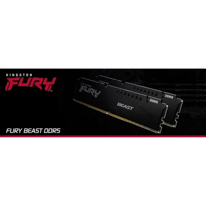 32GB (2x16GB) KINGSTON FURY Beast DDR5-5600 CL36 EXPO RAM Gaming Arbeitssp. Kit – Bild 5