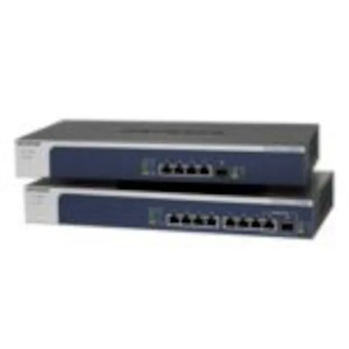NETGEAR XS505M 5 Port 10gb Switch | Multi-Gigabit LAN Switch (Netzwerk Switch mit 1x 10G-SFP+, Desktop oder 19 Zoll Rack-Montage) – Bild 2