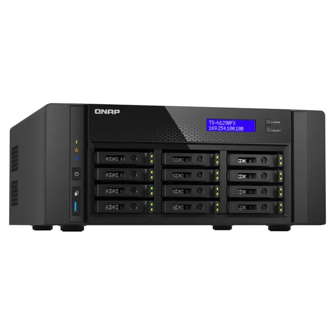 QNAP TS-h1290FX-7232P-128G NAS System 12-Bay NVMe SSD NAS – Bild 2