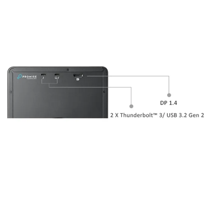 PROMISE Pegasus32 R8 96 TB Thunderbolt 3 RAID – Bild 3