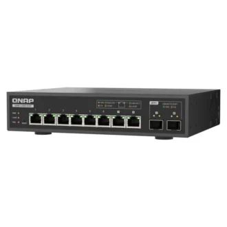 QNAP QSW-L3208-2C6T 6 ports 10GbE RJ45, 2ports 10G SFP+/ NBASE-T Combo Switch