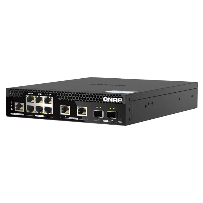 QNAP QSW-M2106PR-2S2T Rackmount 10GbE und 2,5GbE Web Managed Switch – Bild 2