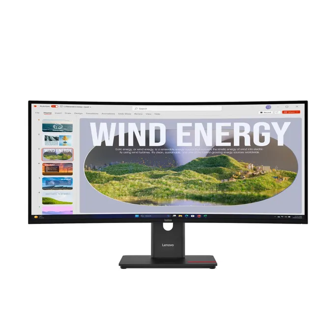 Lenovo ThinkVision T34WD-40 34 Zoll UWQHD Curved VA LED 21:9 120 Hz Monitor – Bild 3