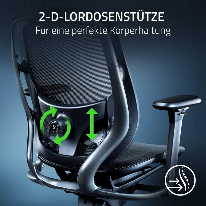 RAZER Fujin Pro - Anpassbarer Gaming-Stuhl mit robustem, atmungsaktivem Mesh – Bild 5