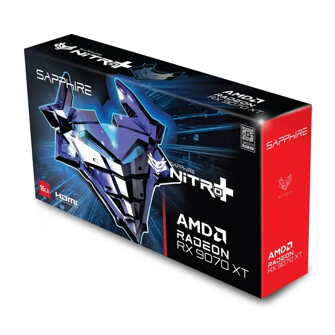 SAPPHIRE NITRO+ AMD Radeon™ RX 9070 XT GAMING OC Grafikkarte 16GB GDDR6 HDMI/DP – Bild 3