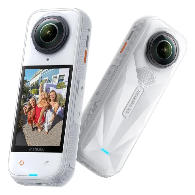 Insta360 X5 360-Grad-Action-Kamera Standard Bundle satinweiß – Bild 3